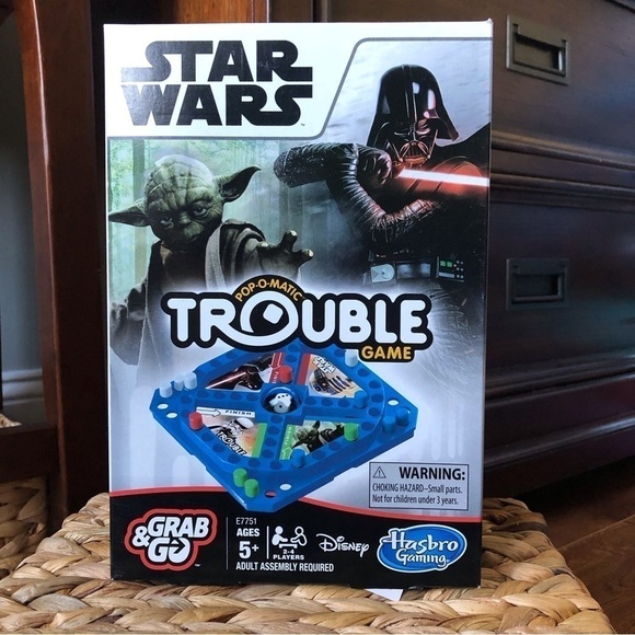 Hasbro Trouble Grab & Go Game: Star Wars Edition - Picture 1 of 4